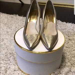Michael Kors gold heels